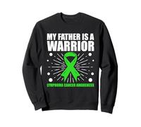 Mio Padre è Un Supporto per la consapevolezza del Cancro del linfoma Guerriero Felpa