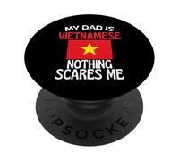 Mio padre è vietnamita Niente mi spaventa Papà divertente PopSockets PopGrip Adesivo