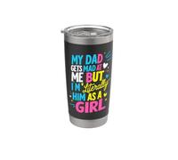Mio padre si arrabbia con me, ma io sono letteralmente lui come scherzo da ragazza Bicchiere termico in acciaio inox doppia parete
