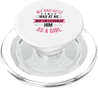 mio padre si arrabbia con me ma io sono letteralmente lui divertente figlia PopSockets PopGrip per MagSafe