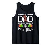 Mio papà Domina Il Campo di Paintball Come Un Vero Boss Canotta
