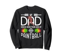 Mio papà Domina Il Campo di Paintball Come Un Vero Boss Felpa