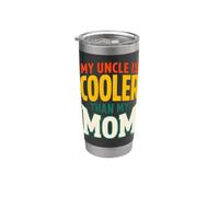 Mio zio è decisamente più cool di mia madre nipote ragazzi Bicchiere termico in acciaio inox doppia parete