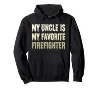 Mio zio è il mio vigile del fuoco preferito cool Firefighter Uncle Felpa con Cappuccio