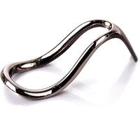 Mioaoa 1 supporto nero utile e durevole in acciaio inox per sigari e tabacco, supporto per pipa e accessori