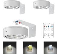 MIOBLUE Luce fotografica con telecomando, luce magnetica per pittura a batteria, timer dimmerabile, display artistico, con 3 modalità di illuminazione per bersaglio, cornice per foto ritratto,