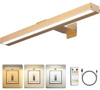 MIOBLUE Luci di immagine senza fili, Batteria ricaricabile Art Display Luce con telecomando, Dimmable/Timer Off Dartboard, 16 pollici Full Metal Accent Luce con 40LEDs per pitture