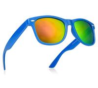 Miobo Occhiali da sole Retro Mirror Nerd unisex stile club UV400
