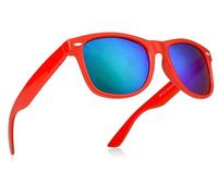 Miobo Occhiali da sole Retro Mirror Nerd unisex stile club UV400