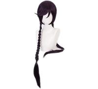 Mioda Ibuki Wig Cosplay Anime parrucca for donne Long Black Straight parrucca for il Carnevale di Halloween (Colore : Toko Fukawa)