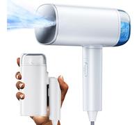 Mioduro Vaporizzatore per abbigliamento, piroscafo pieghevole e portatile, riscaldamento rapido 30 secondi, vaporizzatore per vestiti, con serbatoio d'acqua da 170 ml, vapore a mano per casa e viaggi