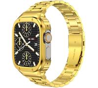 MioHHR Bande in metallo con custodia compatibile per Apple Watch Band 49mm, custodia in acciaio inossidabile antiurto e banda di ricambio con custodia protettiva per iWatch Ultra 3 21