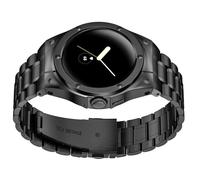 MioHHR cassa e cinturino in acciaio inossidabile compatibile con Google Pixel Watch 3/2/1, custodia paraurti protettiva in metallo con cinturino per Google Pixel Watch 41mm, unisex nero