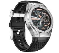 MioHHR Cinturino in silicone compatibile con Google Pixel Watch 3/2/1 41 mm 45 mm, cinturino di ricambio morbido con custodia protettiva in acciaio inox per Google Pixel Watch, 45mm( for Google Pixel