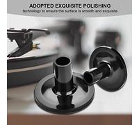 Miokycl 8 Pezzi Portatile Plastica Nero Tamburo Maniche Lunghe Piatti Accessori per Strumenti Musicali