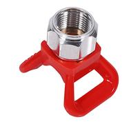 Miokycl Airless Paint Sprayer Gun Tip Guard Ugello Sede Sostituzione Strumento Universale Rosso Nuovo