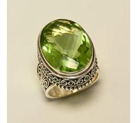 MIONGKI L'anello verde zircone per le donne intagliato modello fiore moda design creativo fatto a mano gioielli festa di nozze