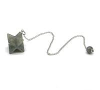 MIONGKI Mum Birthday Gifts Stone Star Pendulums for Dowsing Divination Reiki Stone Lapis Lazuli Quartz Pendant Hexagram Necklaces