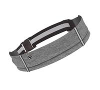 mioosho Cintura da corsa riflettente Cintura per il peso della vita Cintura fitness Resistente all'acqua Marsupio da corsa per donne e uomini, grigio, 75x9cm, come da immagine