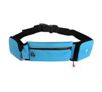 mioosho Marsupio da corsa a doppia tasca marsupio impermeabile marsupio sportivo da viaggio cintura da allenamento sportiva, Blu, 43*11cm, come da immagine