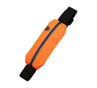 mioosho Marsupio riflettente da corsa, leggero, impermeabile, per sport all'aria aperta e attività all'aria aperta, Arancione, 22x8.5cm, come da immagine