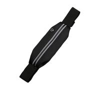 mioosho Marsupio riflettente da corsa, leggero, impermeabile, per sport all'aria aperta e attività all'aria aperta, Colore: nero., 22x8.5cm, come da immagine