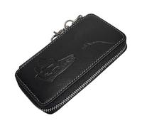 mioosho Spinner Spoon Baits Storage Leather Bag Trout Fly Fishook Fish Hook Custodia rigida esche da pesca a mosca borsa accessorio da pesca, Nero , 15*8*2cm, come da immagine