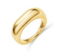 Miore Anello Donna a Cupola Liscia, Argento 925 Placcato Oro 18KT | Made in Italy: anello da donna in Argento 925 Placcato Oro 18KT, cupola liscia che nasce dal gambo senza stacco.