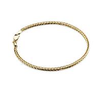 Miore Bracciale Donna Oro Giallo 9 Kt / 375 con Catena, Cm 19.5