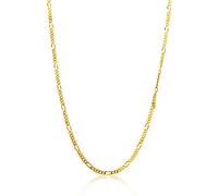 Miore - Collana da donna ro, in oro giallo 14 carati/585, lunghezza 45 cm, Oro, Perla