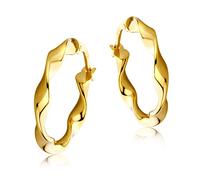Miore Orecchini Donna Cerchio Oro Giallo 9 Kt / 375