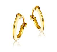 Miore Orecchini Donna Cerchio Oro Giallo 9 Kt / 375