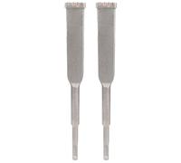 Miosugo 2 scalpello a quattro denti SDS Plus, scalpello piatto, scalpello in acciaio in lega, accessori per martello perforatore, strumento per la rimozione di piastrelle, scalpello per mattoni, fusto