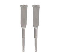 Miosugo 2 scalpello a quattro denti SDS Plus, scalpello piatto, scalpello in acciaio in lega, accessorio per martello perforatore, strumento per la rimozione di piastrelle, scalpello per mattoni