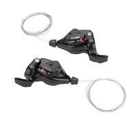 Miosugo Leva del cambio per bicicletta, 1 paio di deragliatori per bicicletta Triple 3X7/8/9 Speed Bicicletta Deragliatore Deragliatore Sinistra/Destra Leva del cambio Nero