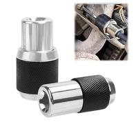 Miosugo Set di punte filettate regolabili M3-M12, set di punte filettate, adattatore per chiavi a bussola, per piccole officine, per avvitatori a batteria e trapani (senza manici esagonali)