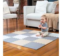 MioTetto Tappeto Gioco Certificato e Sicuro - Puzzle Facile da Pulire e Montare per Bambini - Decorativo ed Elegante per lo Sviluppo dei Neonati