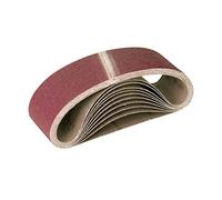 MioTools Fox Nastri abrasivi, 457 x 75 mm, p. Levigatrici palmari a nastro, Corindone normale (10 Pz.) G40