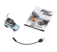Mious WL 1/64 Scale Full Proporional FPV Mini RC Car with APP Auto-Pairing, WiFi Module Control, Camera (RTR Version/Blue)