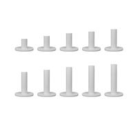 MiOYOOW 10pcs Tees Golf Gomma Tees Golf Stuoia di Golf Tees Portatile per la Pratica di Golf in Interno ed Esterno