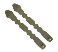MiOYOOW 2 Pezzi Clip Tattiche Molle, Accessori per Zaini Porta Caricatori Tattici, Tactical Gancio Anello per Cintura Gilet Borsa All'Aperto