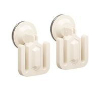 MiOYOOW 2 Pezzi Porta Pantofole con Ventosa, Scarpiera Portascarpe da Parete in ABS, Organizer per Scarpe per Doccia Bagno e Camera da Letto