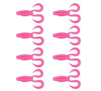MiOYOOW 3/5/8 Pezzi Esca Morbida Rana, Esche da Pesca Realistiche Artificiali, 5,5/7/10cm Richiamo per Pesce per Acqua Dolce e Salata