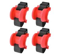 MiOYOOW 4 Pezzi Supporto per Canna da Pesca, Porta Canne da Pesce in TPE, Supporti Canna Pesci Portatile Accessori per Barca Kayak e Montaggio Asta Base Banchina