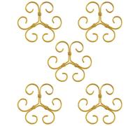 MiOYOOW 5 Pezzi Clip di Supporto per Piante, 10.5 cm Morsetti di Supporti per Pomodori in Ferro, Ganci Anello Riutilizzabile per Pianta Rampicanti Germogli Germogli Talee da Giardino