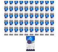 MiOYOOW Borsa Esche in PE Trasparente, 50 Pezzi Sacchetto Porta Esca Richiudibile Impermeabile, Contenitore Multiuso Leggero per Soft Bait e Accessori, per Pesca Sportiva e Viaggio