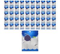 MiOYOOW Borsa Esche in PE Trasparente, 50 Pezzi Sacchetto Porta Esca Richiudibile Impermeabile, Contenitore Multiuso Leggero per Soft Bait e Accessori, per Pesca Sportiva e Viaggio