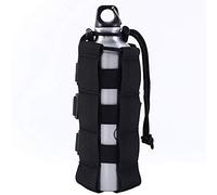 MiOYOOW Borsa per Bottiglia d'Acqua Tattica, Molle Borsa Porta Borraccia Borsa per Bollitore con Coulisse per Campeggio Trekking Escursione