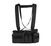 MiOYOOW Chest Rig Bag Tool Vest, Molle Chest Rigs Tactical Armor X Harness regolabile Pistol Holster Holder Bag Vest per gli uomini di addestramento di caccia