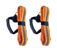 MiOYOOW Cinghia di trascinamento della corda, cinghia riflettente di cervo cinghia regolabile con manico in gomma per cacciatori all'aperto